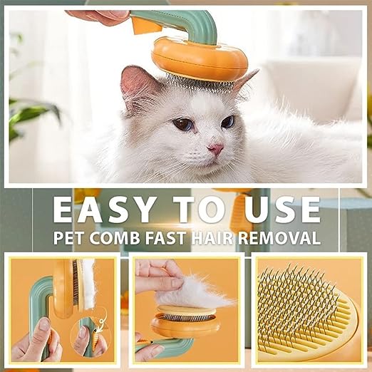 Pumpkin Pet Comb