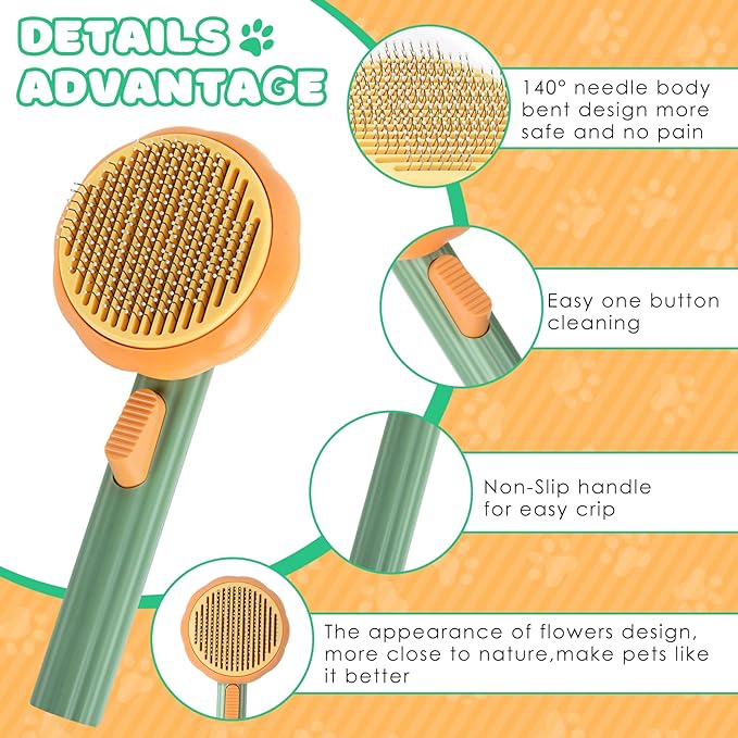Pumpkin Pet Comb