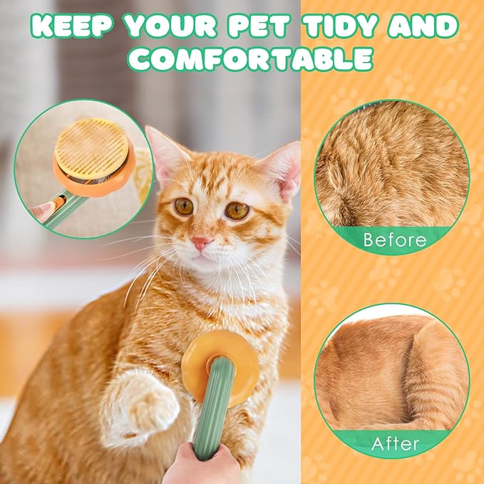 Pumpkin Pet Comb